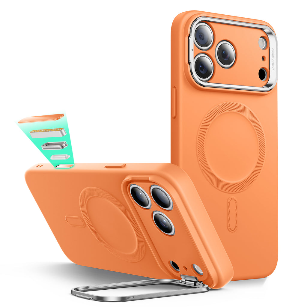 ESR Cloud Soft Magnetic Case (Camera Control, Stash Stand), For iPhone 17 Pro Max ESR Cloud Soft Magnetic Case (Camera Control, Stash Stand), For iPhone 17 Pro Max