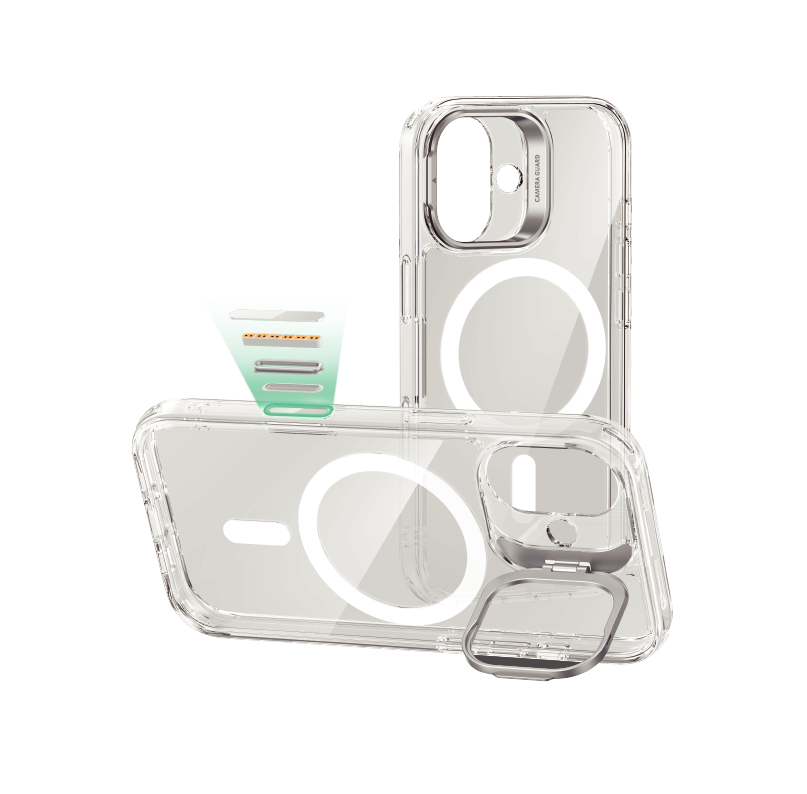 ESR Classic Hybrid Magnetic Case for iPhone 17 Air (Camera Control, Stash Stand)