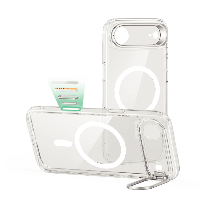ESR Classic Hybrid Magnetic Case for iPhone 17 Air (Camera Control, Stash Stand)