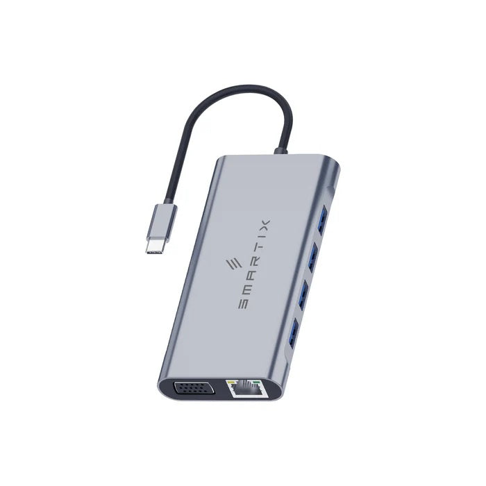 Smartix Premium 11 In 1 USB-C HUB - 100W Smartix Premium 11 In 1 USB-C HUB - 100W