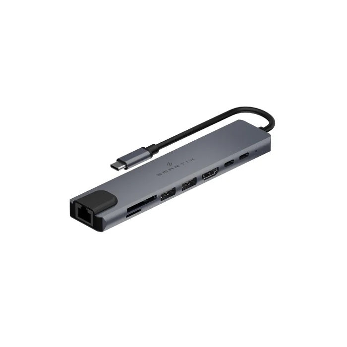 Smartix Premium 8 in 1 USB-C Hub-100W Smartix Premium 8 in 1 USB-C Hub-100W
