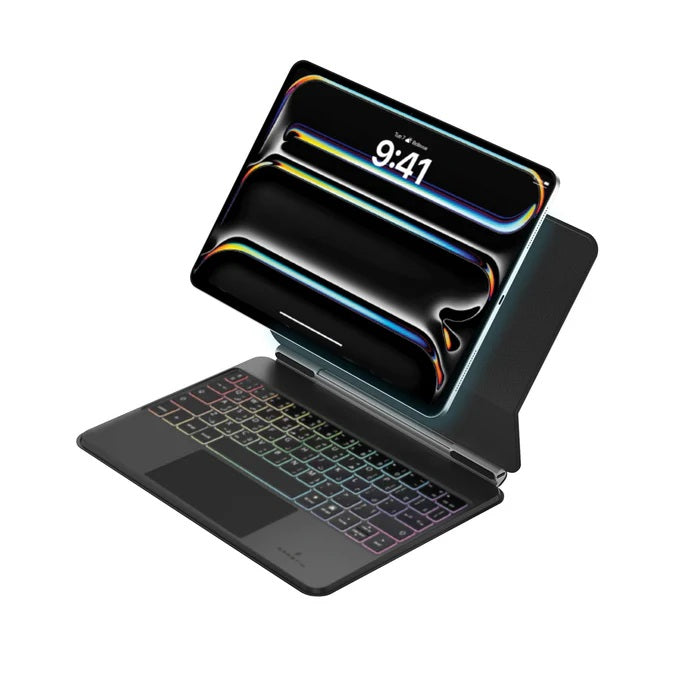 Smartix Premium Magnetic Backlit Keyboard  for iPad Pro 11, 13 - (M4)