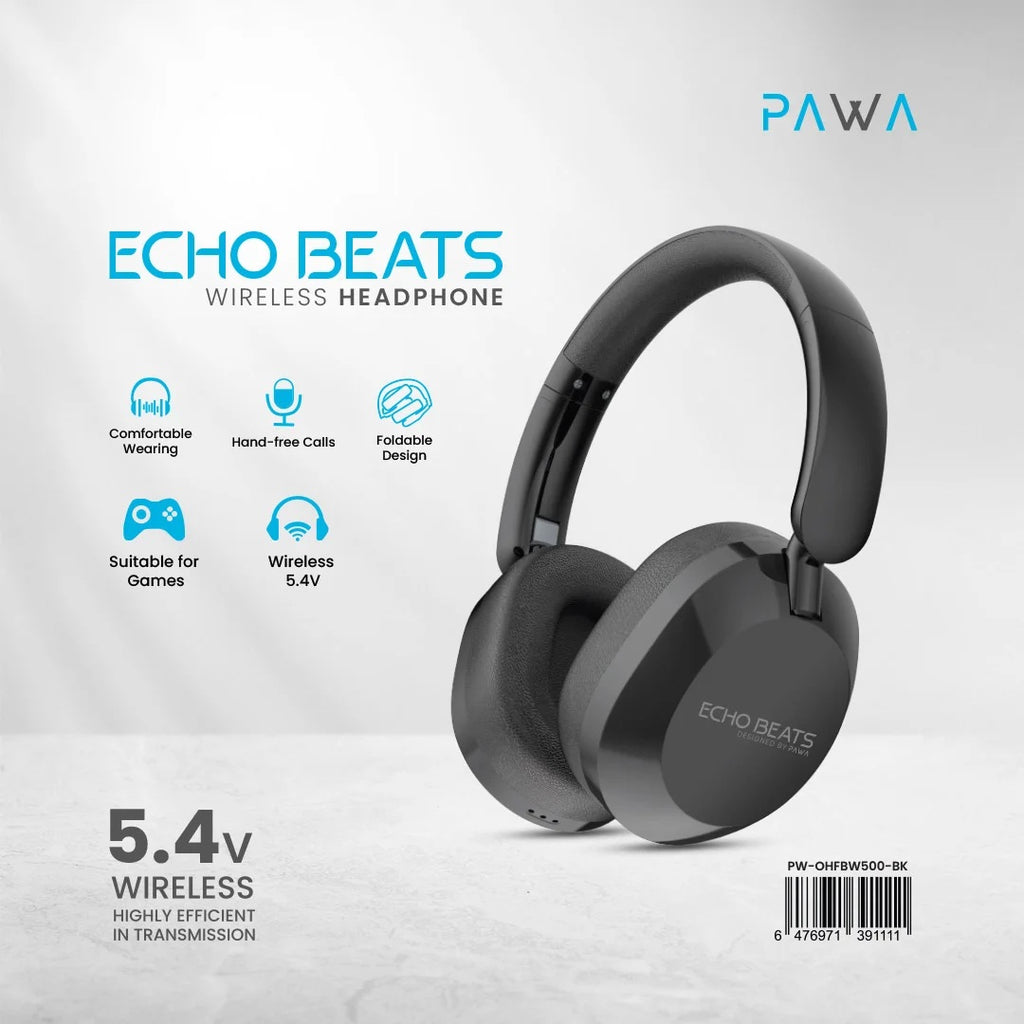 Pawa Echo Beats Wireless Headphone Pawa Echo Beats Wireless Headphone