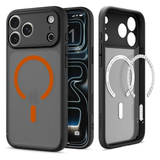 Spigen iPhone 17 Pro Ultra Hybrid MagFit - Frost Black Orange