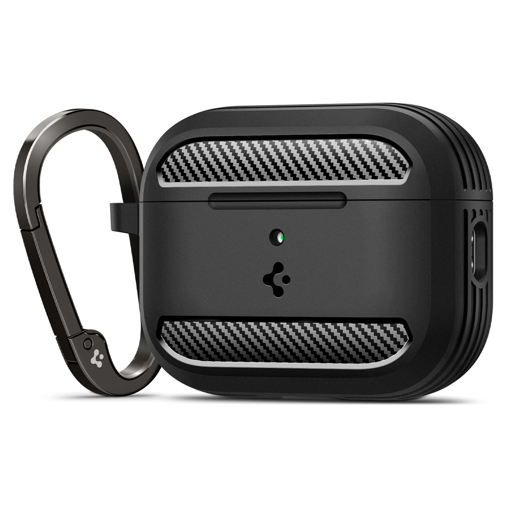 Spigen AirPods Pro (3rd Gen) Case Rugged Armor - Matte Black Spigen AirPods Pro (3rd Gen) Case Rugged Armor - Matte Black