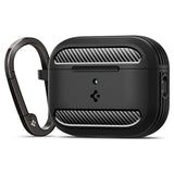Spigen AirPods Pro (3rd Gen) Case Rugged Armor - Matte Black