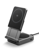 Spigen Essential MagFit Qi2.2 2-in-1+C Wireless Charger - Black