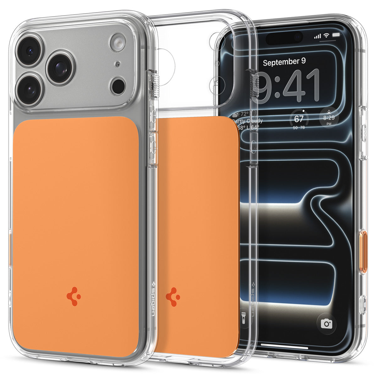Spigen iPhone 17 Pro Ultra Hybrid T MagFit - Glossy Orange