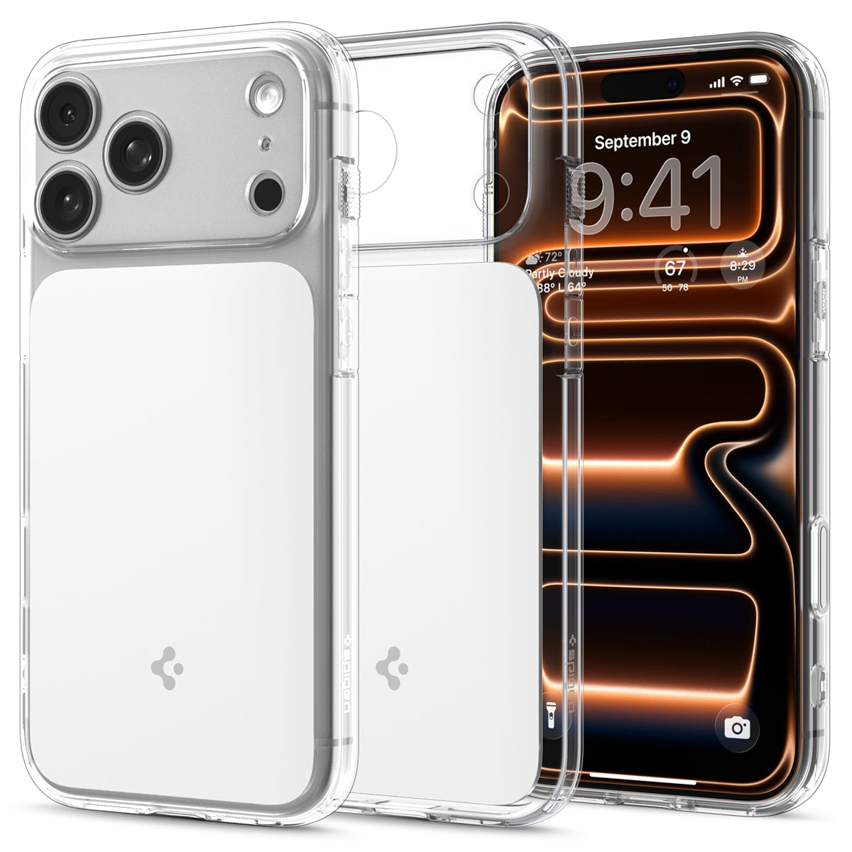 Spigen iPhone 17 Pro Ultra Hybrid T MagFit - Glossy White