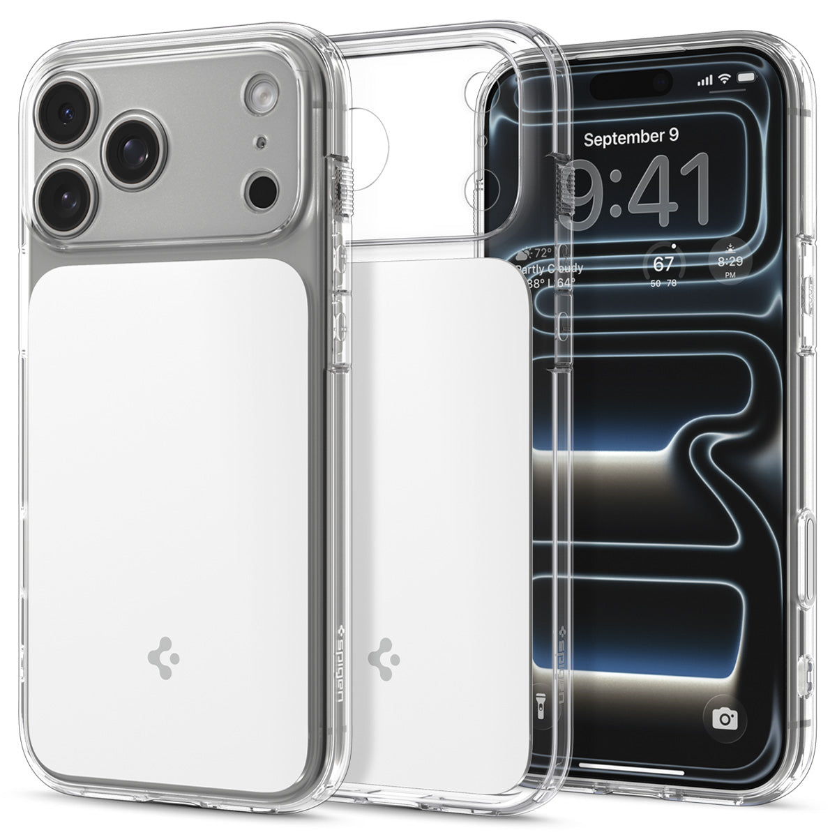 Spigen iPhone 17 Pro Ultra Hybrid T MagFit - Glossy White