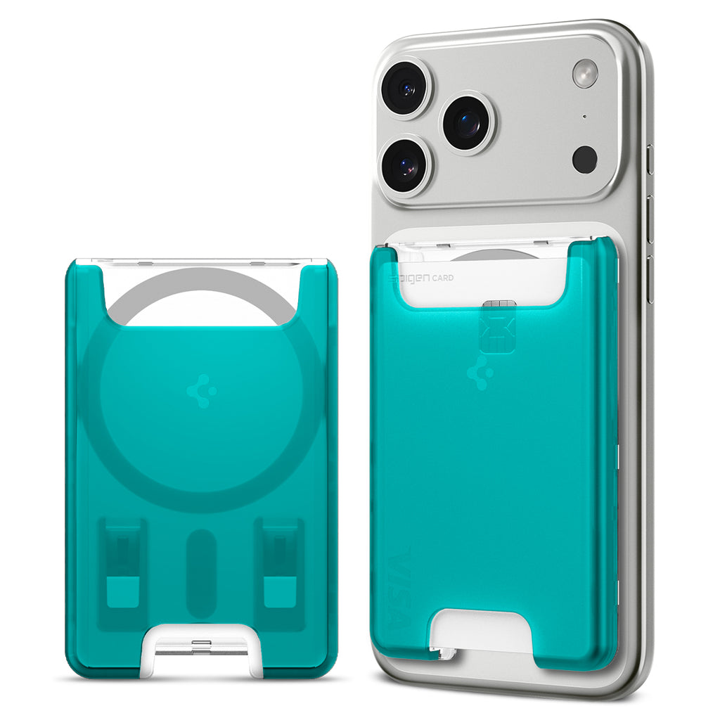 Spigen iPhone Classic C1 Wallet with MagSafe - Bondi Blue Spigen iPhone Classic C1 Wallet with MagSafe - Bondi Blue