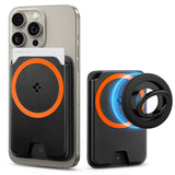 Spigen iPhone Valentinus MagFit+ Wallet with MagSafe (3 card) - Black