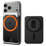Spigen iPhone Valentinus MagFit+ Wallet with MagSafe (3 card) - Black