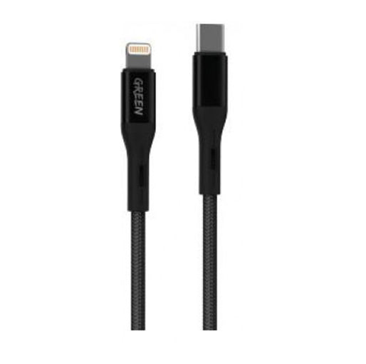 Braided Type-C to Lightning Cable 2M 20W - Black