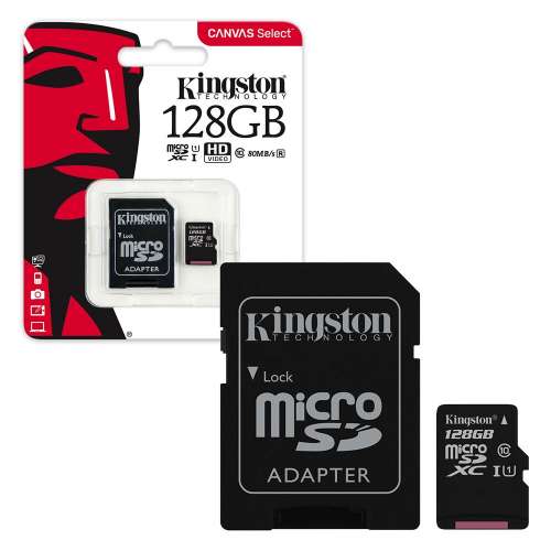 KINGSTON MICRO SD MEMORY CARD 128GB