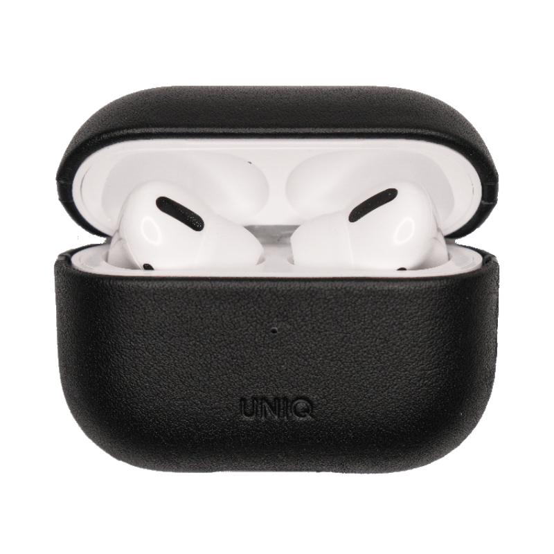 UNIQ Terra Genuine Leather Case For AirPods Pro (BLACK)