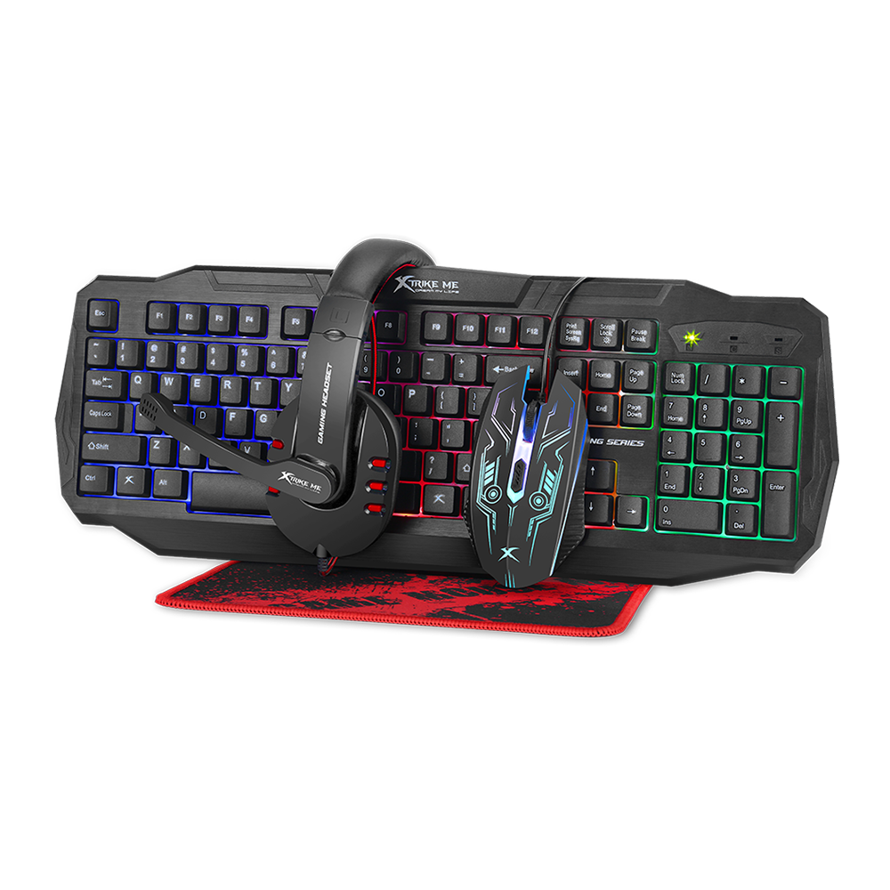 Xtrike Me Combo 4-in-1 Gaming Starter Kit CM-406