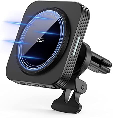 HaloLock  Magnetic Wireless Car Charger Mount for iPhone 12 (Supports MagSafe)