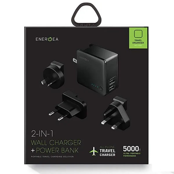 ENERGEA 2 IN 1 WALL CHARGER AND POWER BANK