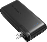RAVPOWER 10000 MAH PORTABLE CHARGER WITH AC PLUG