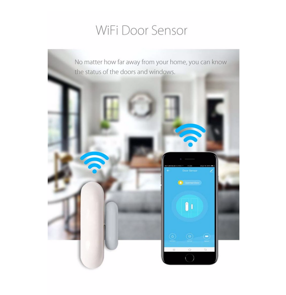 Marrath Smart WiFI Home Door / Window / Safe / Locker Sensor
