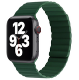 Green Lion Silicone Magnetic Watch Band for Apple Watch 42-44-45MM