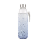 Kikkerland Glass bottle with sleeve