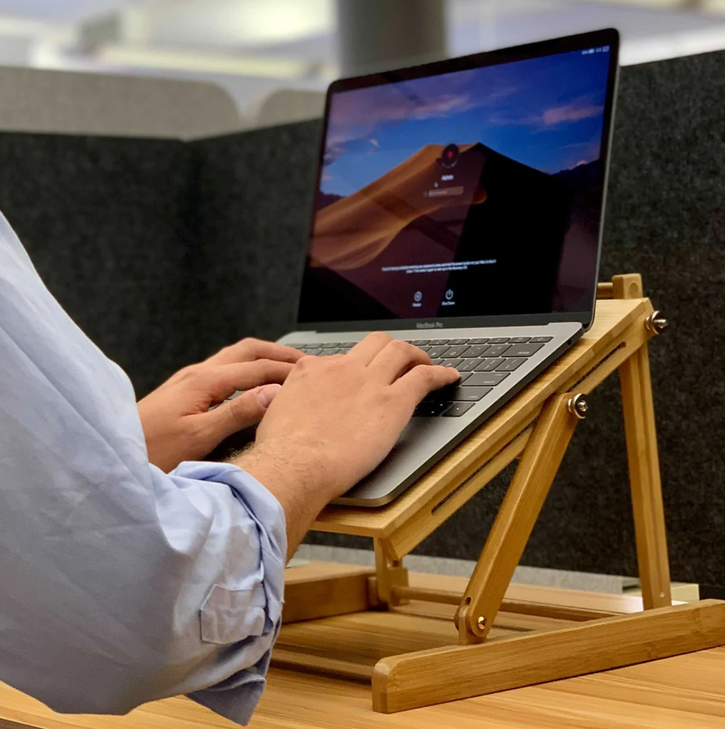 Kikkerland Bamboo Laptop Stand Kikkerland Bamboo Laptop Stand