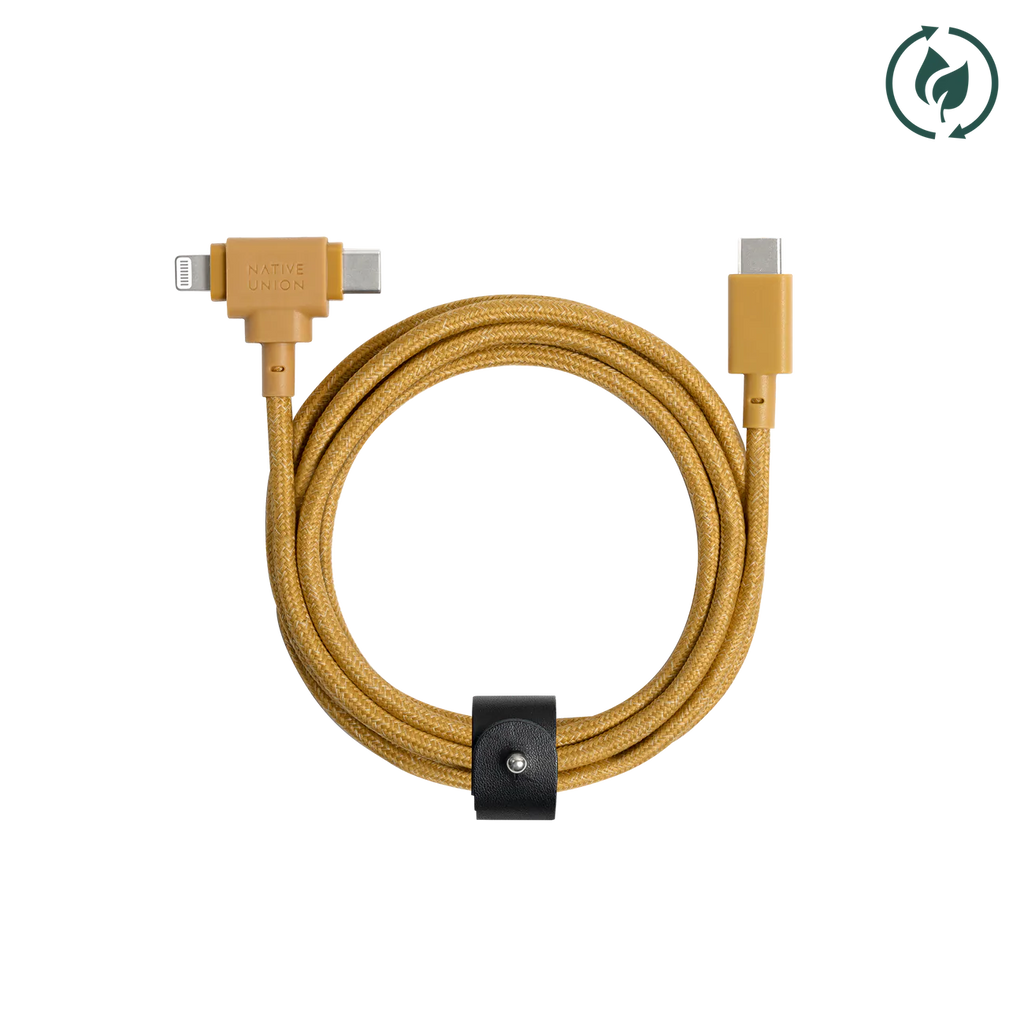 Native Union BELT CABLE DUO 1.5m (Type C-Lightning
