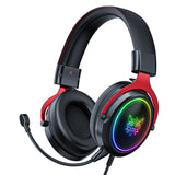 ONIKUMA X10 RGB HEADSET  (BLACK/RED)