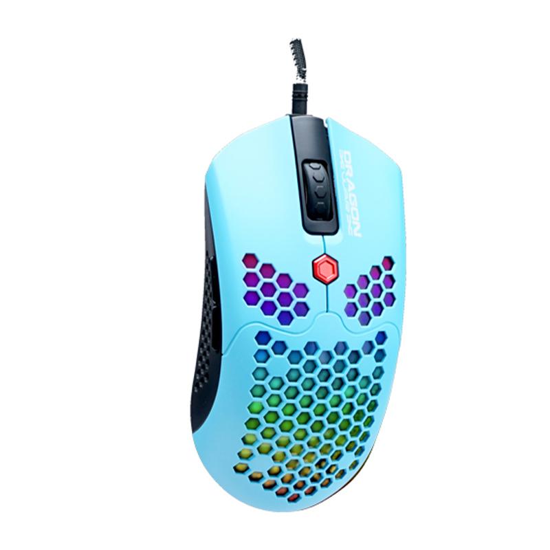 Dragon War G25 Honeycomb RGB Gaming Mouse with Macro function