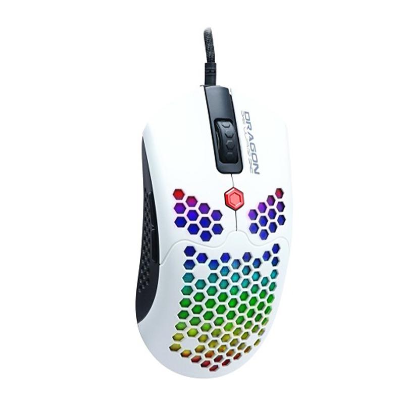 Dragon War G25 Honeycomb RGB Gaming Mouse with Macro function